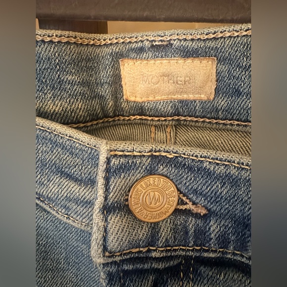 MOTHER The Mid Rise Dazzler Ankle Fray, size 28 - Picture 8 of 10